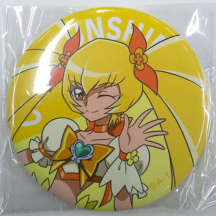 プリキュア　缶バッジ　プリティピックアップ　ハートキャッチプリキュア ハートキャッチプリキュア キュアサンシャイン プリティ