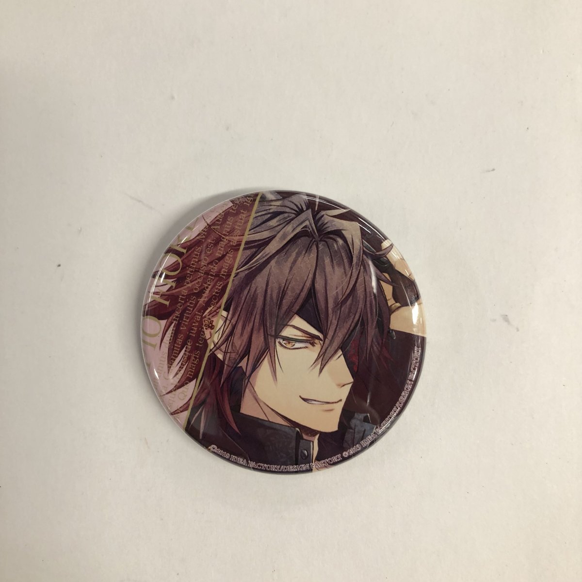 ピオフィオーレの晩鐘 ギルバート 缶バッジ | K-BOOKS 池袋 2次元