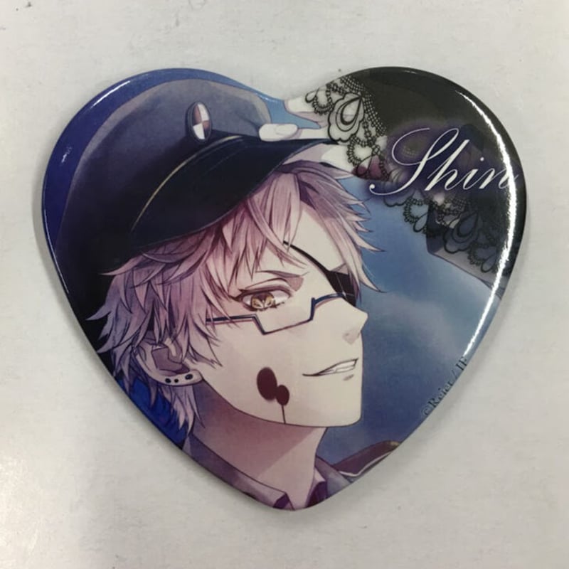 ▷▶︎▷DIABOLIK LOVERS ディアラバ 月浪シン 限定ハート缶バッジ DIABOLIK LOVERS 月浪シン 缶バッジ | K-BOOKS 池袋 2次元グッズ通販
