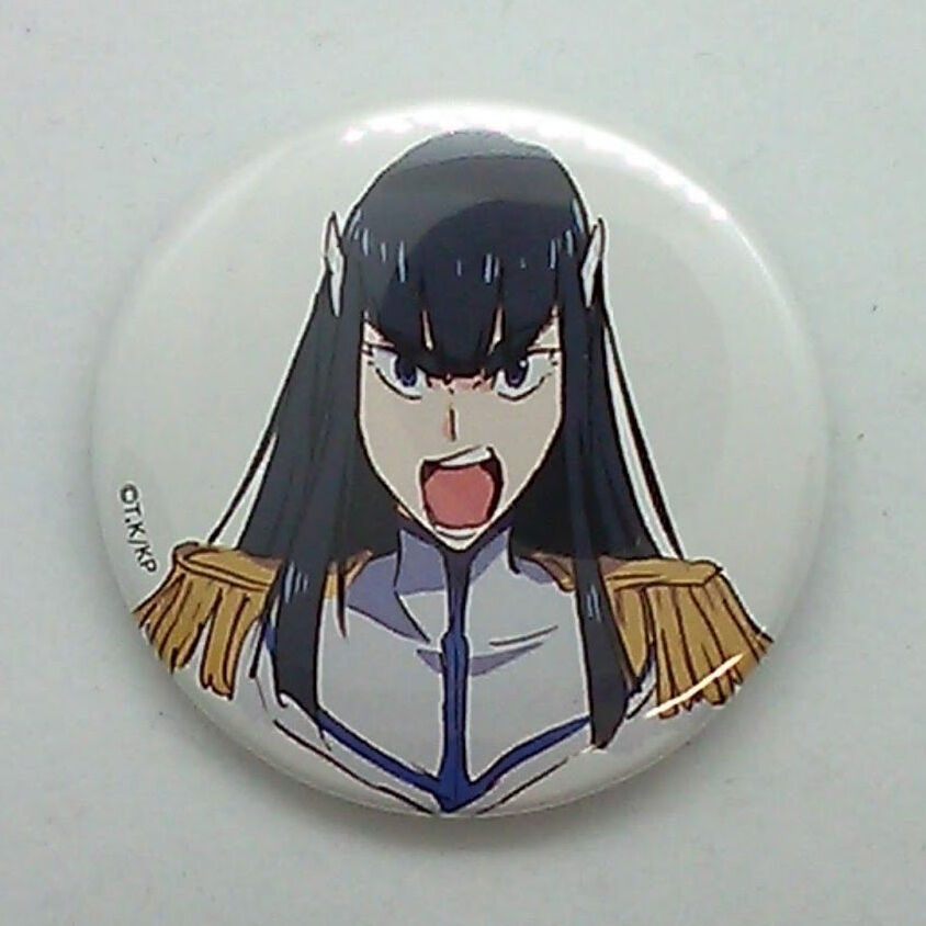 すしお万博 キルラキル 針目縫 蛇崩乃音 缶バッジ 【キズ有】「すしお