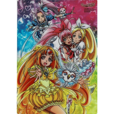 スイートプリキュア　集合　下敷き
