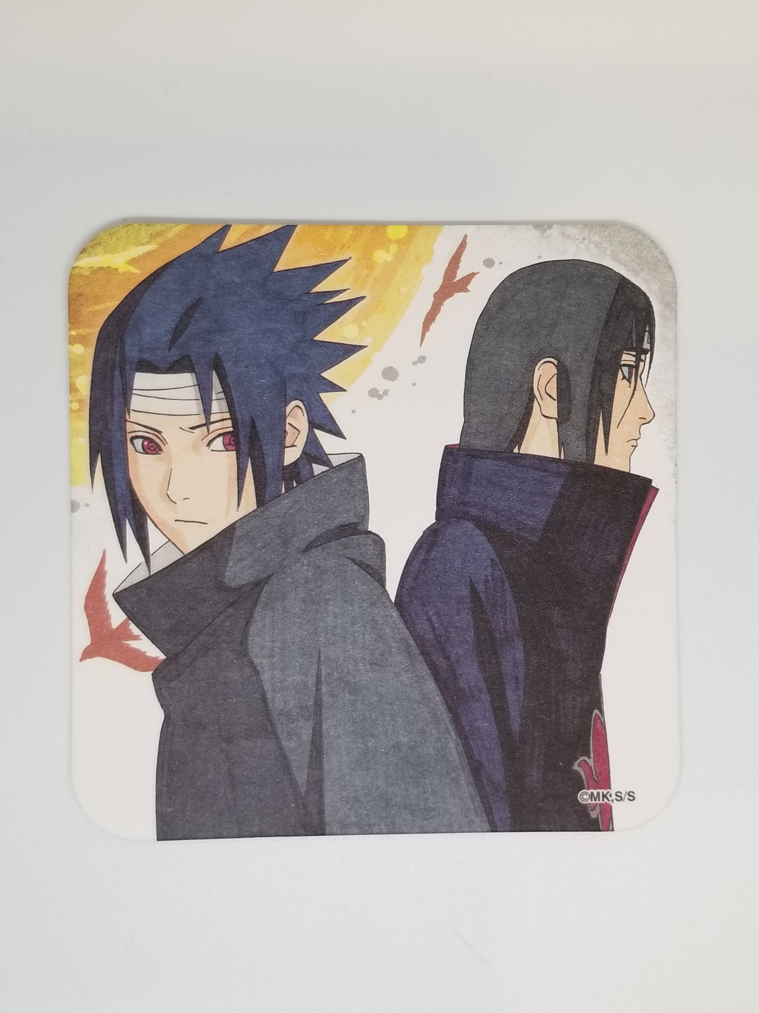非売品　NARUTO コースター　うちはイタチ　はたけカカシ　うちはサスケ original