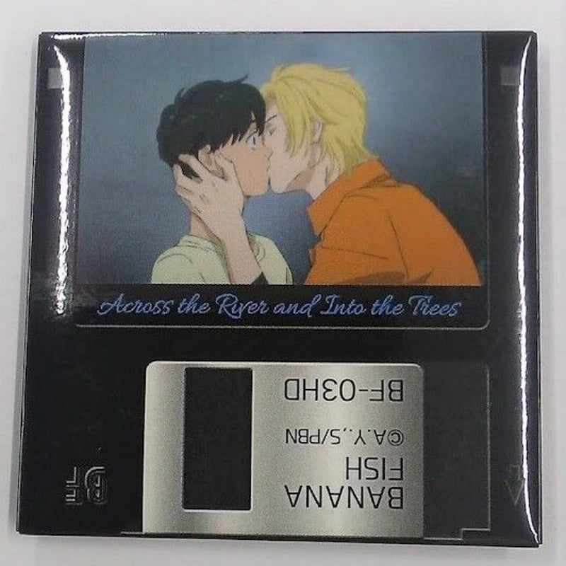 BANANAFISH アッシュ＆英二 トレーディングフロッピー風缶バッジ Part