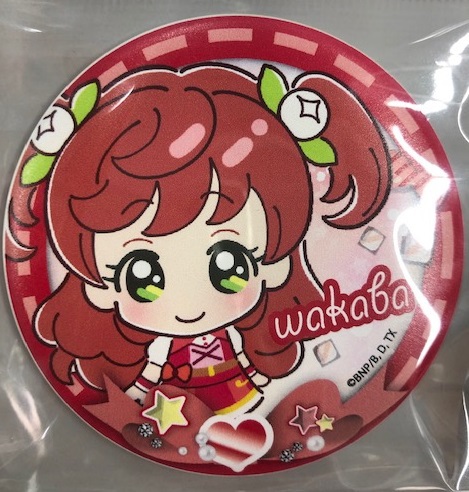 アイカツ！MUSIC CAFE アニON マグバッジ　２種 【春風わかば】 アイカツ！MUSIC CAFE マグバッジ 春風わかば(SD) | K-BOOKS 池袋 2次