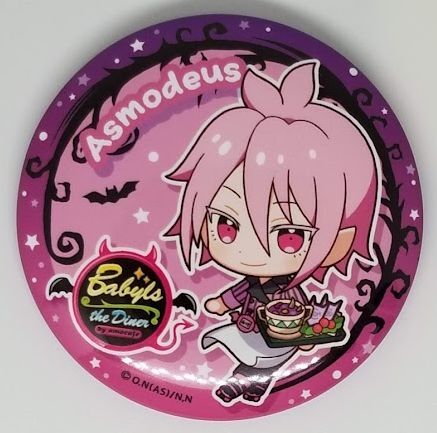 魔入りました! 入間くん アスモデウス・アリス ミニキャラ缶バッジ | K