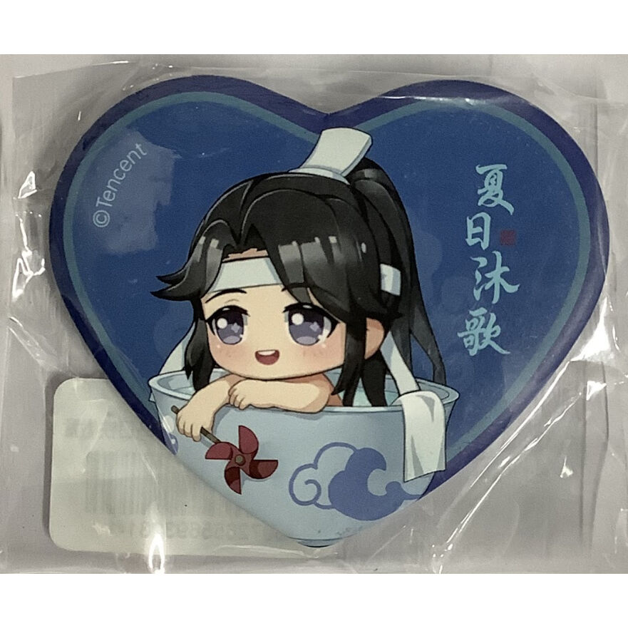 墨香銅臭『魔道祖師』 お風呂フィギュア（缶バッジ付） 藍思追【BL