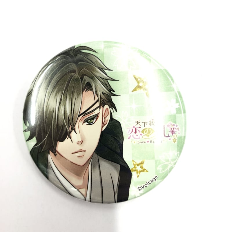 天下統一恋の乱 恋乱 THEキャラカフェ 伊達政宗 缶バッジ 天下統一