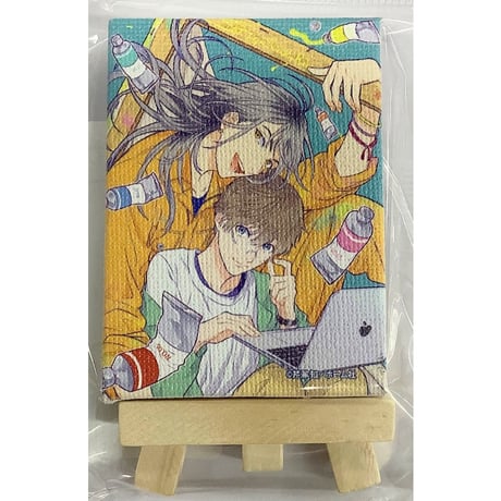 ミギノヤギ先生 たけくじ 直筆サイン入りキャンバスアート ミギノヤギ