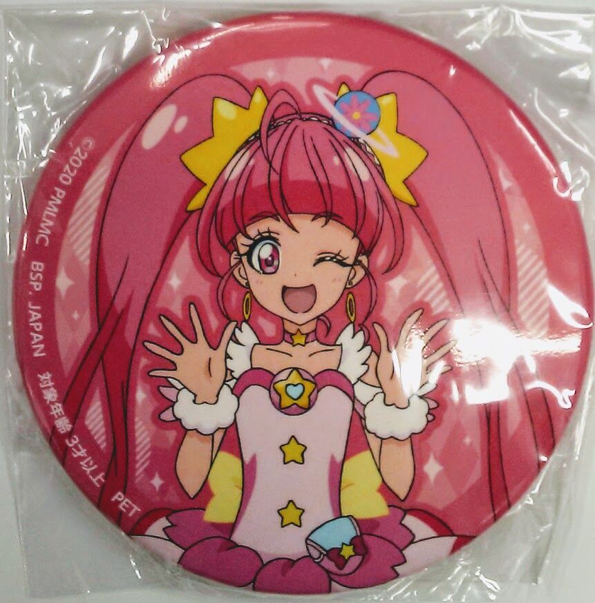 スタートゥインクルプリキュア　キュアスター　缶バッジ