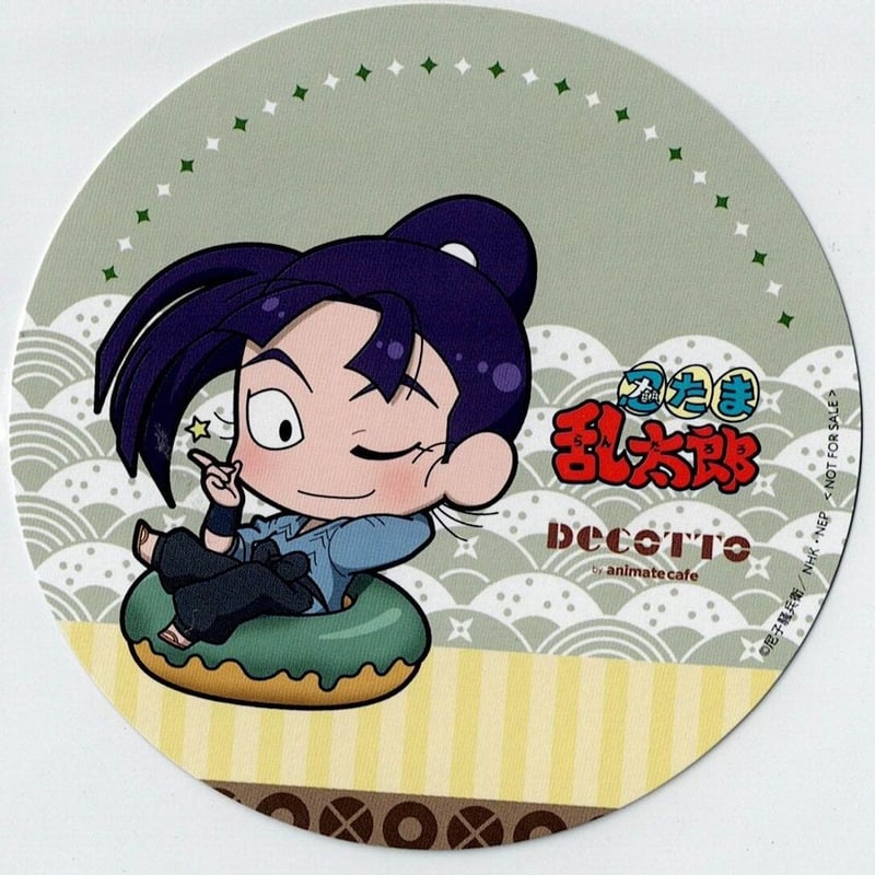 アクリルコースター 仙蔵 忍たま乱太郎 雨の日 アニカフェ 立花仙蔵