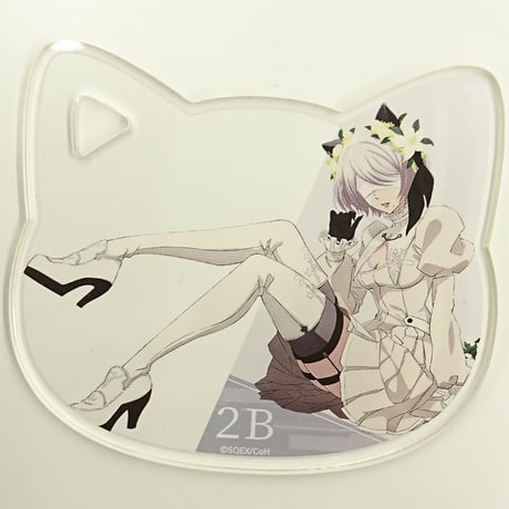 ニーアオートマタ 2B ロフト 缶バッジ アクリルキーホルダー セット アニメ『ニーア オートマタ』新作グッズが本日（5/8）より予約