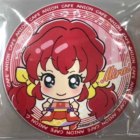 アイカツ！ アニONカフェ マグネットバッジ Amazon | 堂島ニーナ アイカツ アニON カフェ マグネット 缶