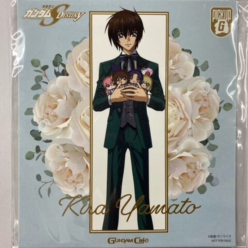 ガンダムカフェ ガンダムSEED アクリルスタンド＆缶バッジ＆コースター