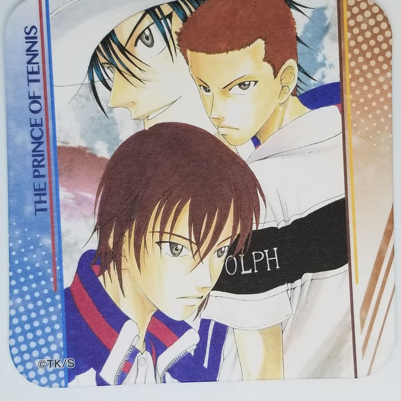 ジャンプ展 創刊50周年記念 アートコースター　テニスの王子様 コースター(キャラクター) 木更津淳＆柳沢慎也 「テニスの王子様