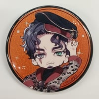 文豪ストレイドッグス」シークレットモノクロ缶バッチ-黒の時代- 種田