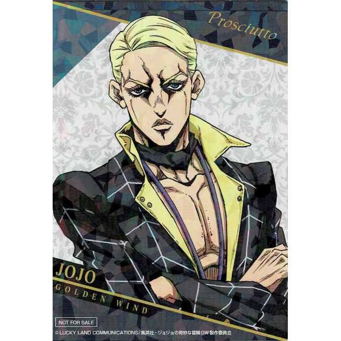 プロシュート ジョジョの奇妙な冒険 AGF2019 会場限定特典 イラストカード プロシュート ジョジョの奇妙な冒険 AGF2019 会場限定特典