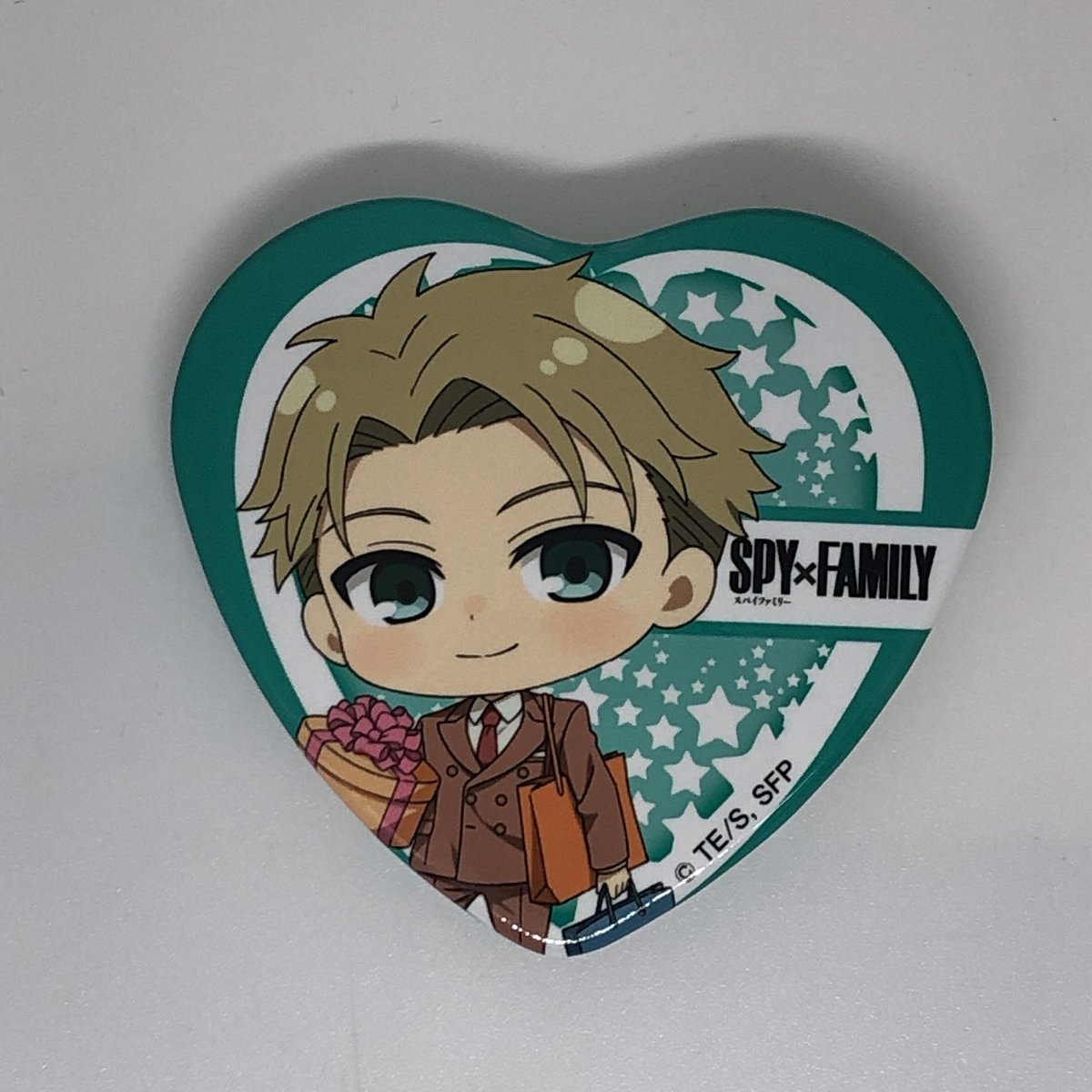 SPY×FAMILY トレーディング ハート缶バッジ ロイド・フォージャー | K