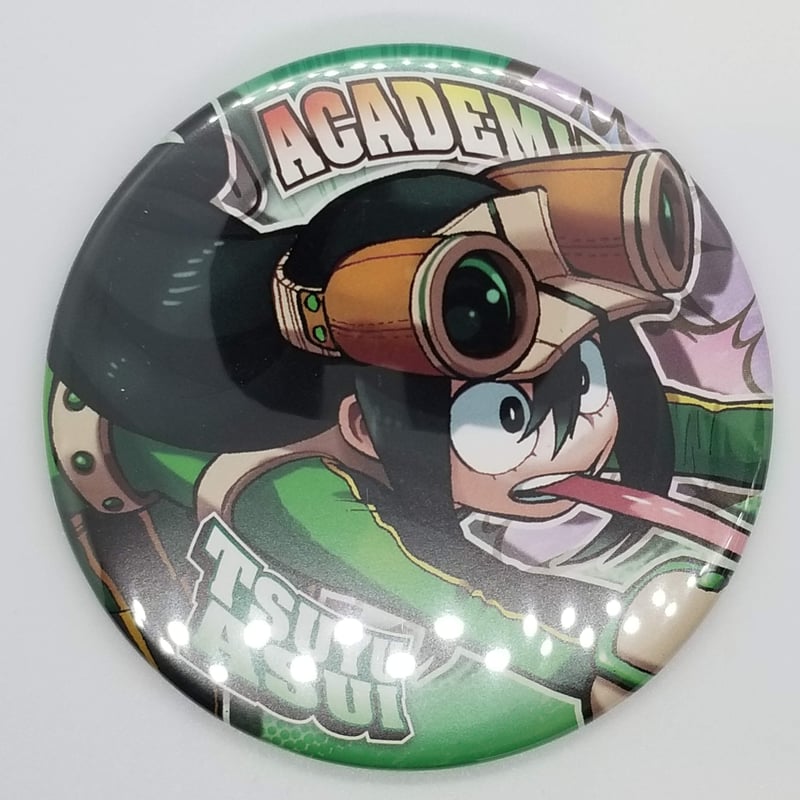 ヒロアカ 蛙吹梅雨 缶バッジ 【公式通販】