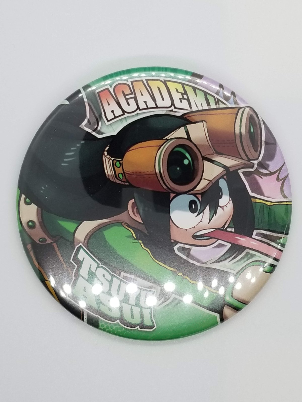 蛙吹梅雨 コレクション缶バッジ 細かいキズ有】僕のヒーローアカデミア 蛙吹 梅雨 コレクション缶