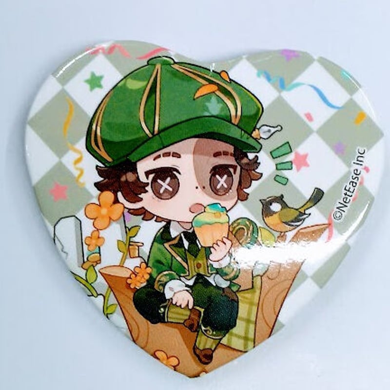 第五人格 アイデンティティファイブ 探鉱者 ハート缶バッジ | K-BOOKS