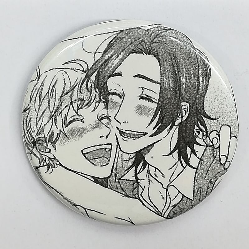 ヤリチンビッチ部 糸目　缶バッジ 2点 ヤリチン☆ビッチ部』缶バッジ 明美 糸目【BLグッズ】 | K-BOOKS 池袋