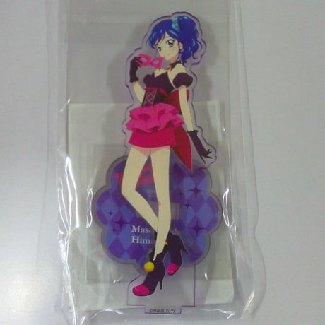 e✖アイカツ✖　B. 霧矢あおい　バルーン　アクリルスタンド アイカツ！ アクリルスタンド／お忍び食べ歩きVer. 霧矢あおい