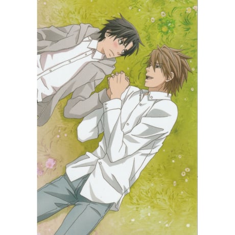 中村春菊　『世界一初恋 プロポーズ編』　来場者特典　木佐翔太＆雪名皇　イラストカード【BLグッズ】