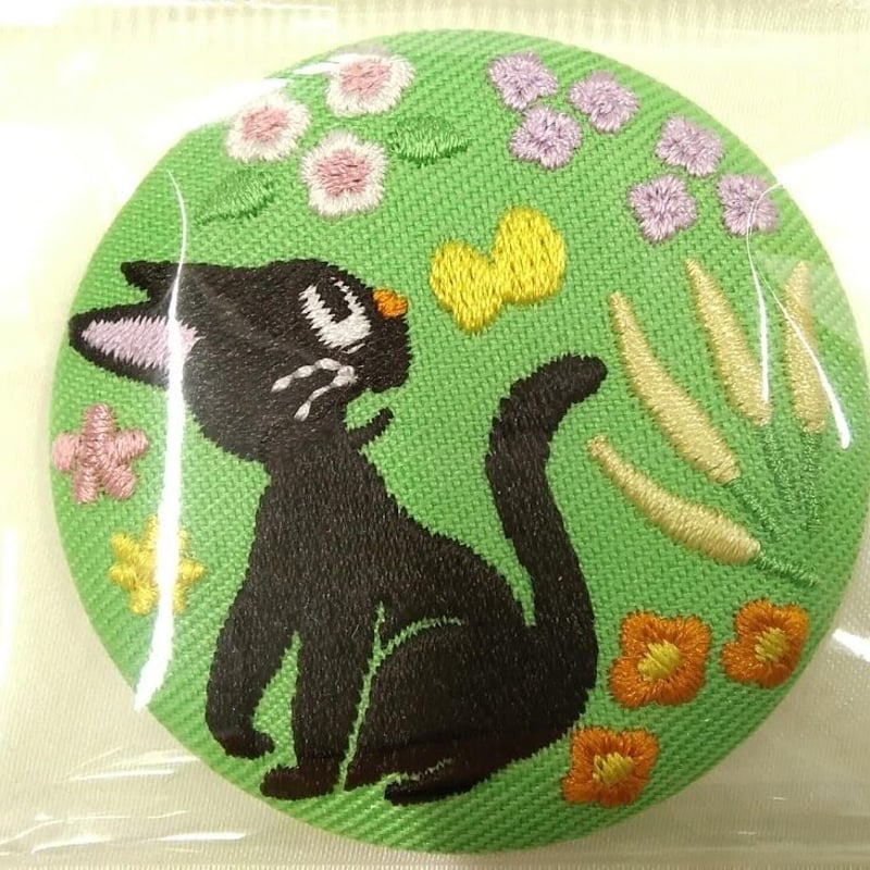 ジブリ】ジジ 刺繍ブローチ | K-BOOKS 池袋 2次元グッズ通販