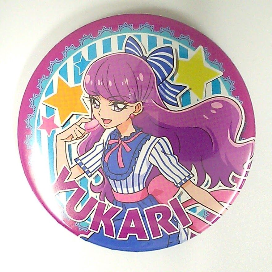プリキュア ゆかり 缶バッジ ファッション プリキュアアラモード 琴爪ゆかり HUGっと！プリキュア ローソン