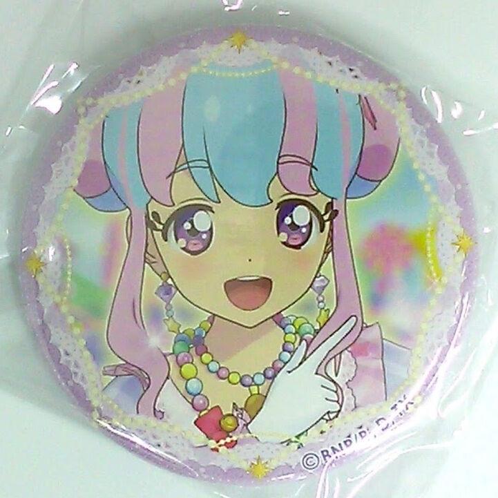 アイカツスターズ　花園きらら　サンリオ　缶バッチ アイカツスターズ 花園きらら サンリオ 缶バッチ アイカツ