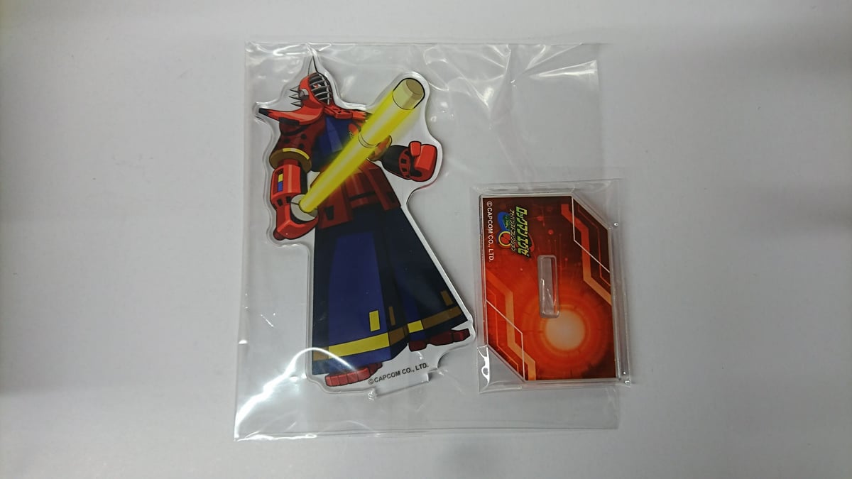 ロックマン ケンドーマン CAPCOM STORE ロックマンエグゼ アクリル