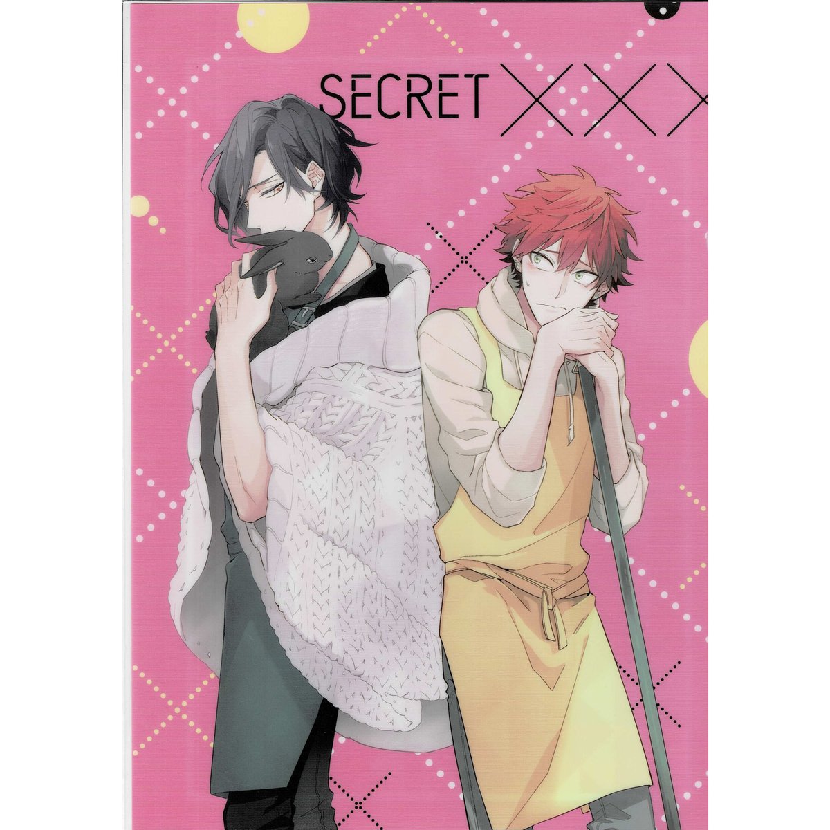 日ノ原巡　シークレット××× A4クリアファイル　コミコミ 日ノ原巡 『シークレット×××』 A4 クリアファイル【BLグッズ