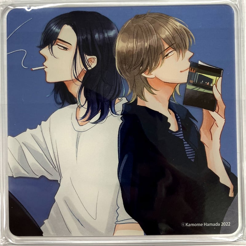 波真田かもめ 『スモークブルーの雨のち晴れ』 アクリル