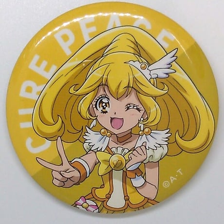 プリキュア 黄瀬やよい キュアピース 缶バッジ スマイルプリキュア キュアピース 黄瀬やよい 缶バッジ | K