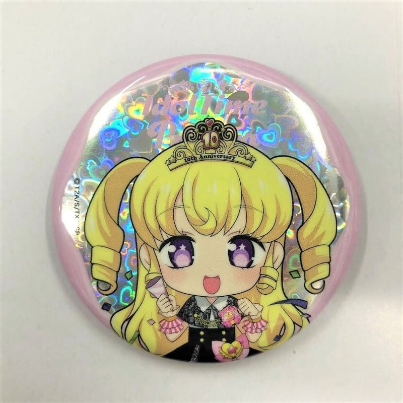アイドルタイム　プリパラ 夢川ゆい 缶バッチ 缶バッジ アイドルタイムプリパラ 夢川ゆい アトラクションフェスタ キラキラ