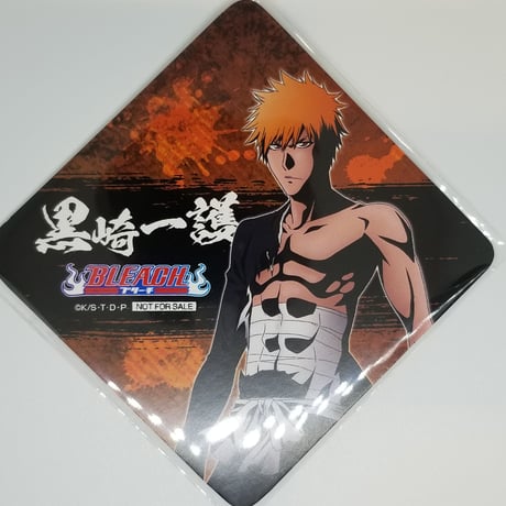 BLEACH 黒崎一護 コースター ☆ ブリーチ BLEACH.EX 原画展 イラストコースター 黒崎一護