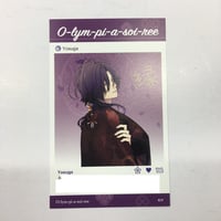 オランピアソワレ　縁　署名入りメッセージカード