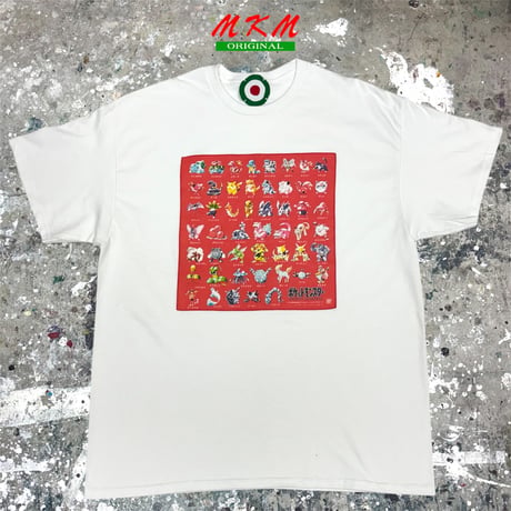 MKM ORIGINAL ハンカTシャツ【ポケモン赤版のハンカチ】