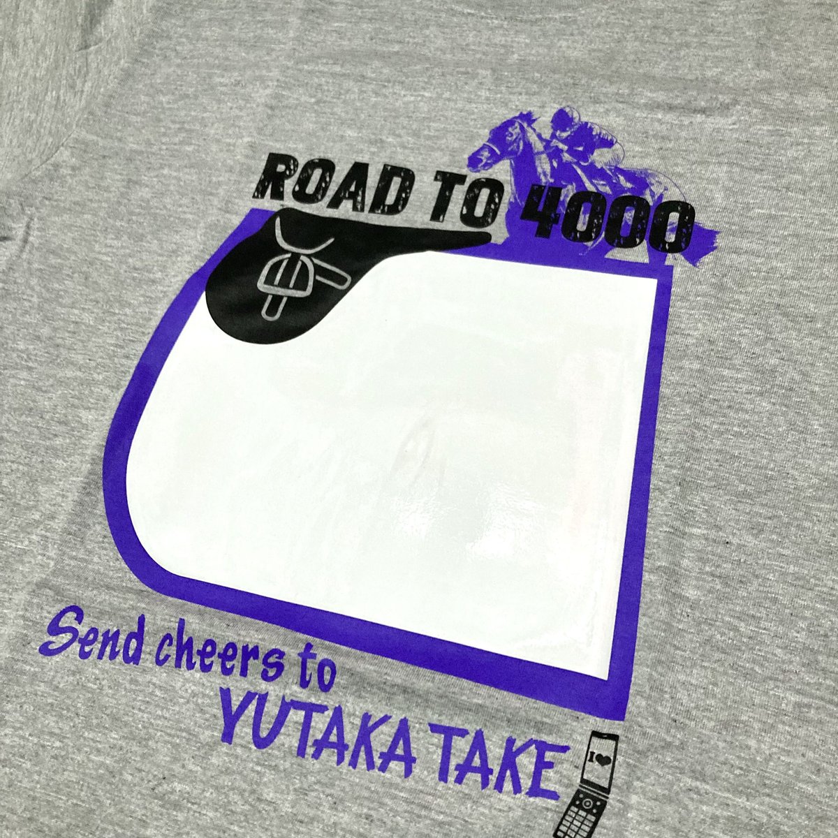武豊 ROAD TO 4000・ホワイトボード付きTシャツ | MKM ORIGINAL