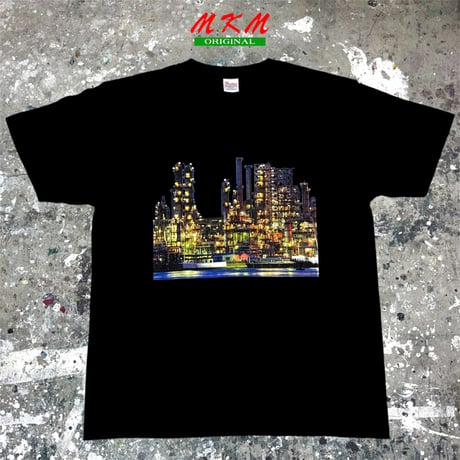 工業地帯夜景・Tシャツ