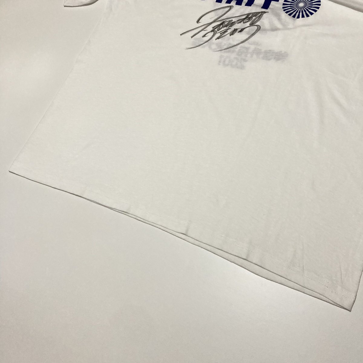 片山右京サイン入りTシャツ 片山右京直筆サイン入り・日刊スポーツ主催神宮外苑花火大会2001
