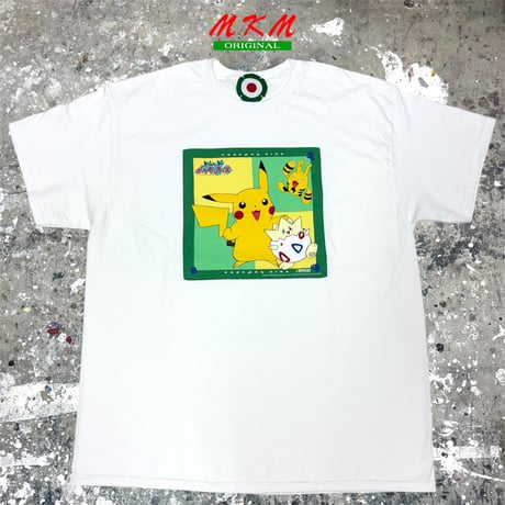 MKM ORIGINAL ハンカTシャツ【ピカチュウ達のハンカチ】