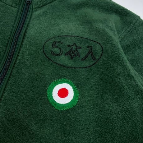 MKM ORIGINAL カスタムフリース【5本入り刺繍入と赤花編み物】