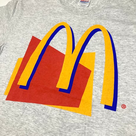 90s マクドナルド 謎サイン入り・Tシャツ