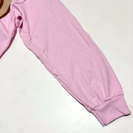 MKM ORIGINAL デカ耳パッチTシャツ・桜色