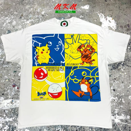 MKM ORIGINAL ハンカTシャツ【でんきタイプポケモンのハンカチ】