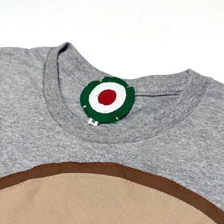MKM ORIGINAL デカ耳パッチTシャツ・グレー