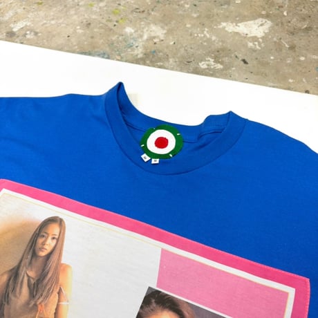 MKM ORIGINAL ハンカTシャツ【ブルー安室奈美恵】