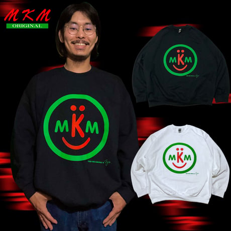 MKM ORIGINAL オリジナルトレーナー・黒のニコマンちゃん