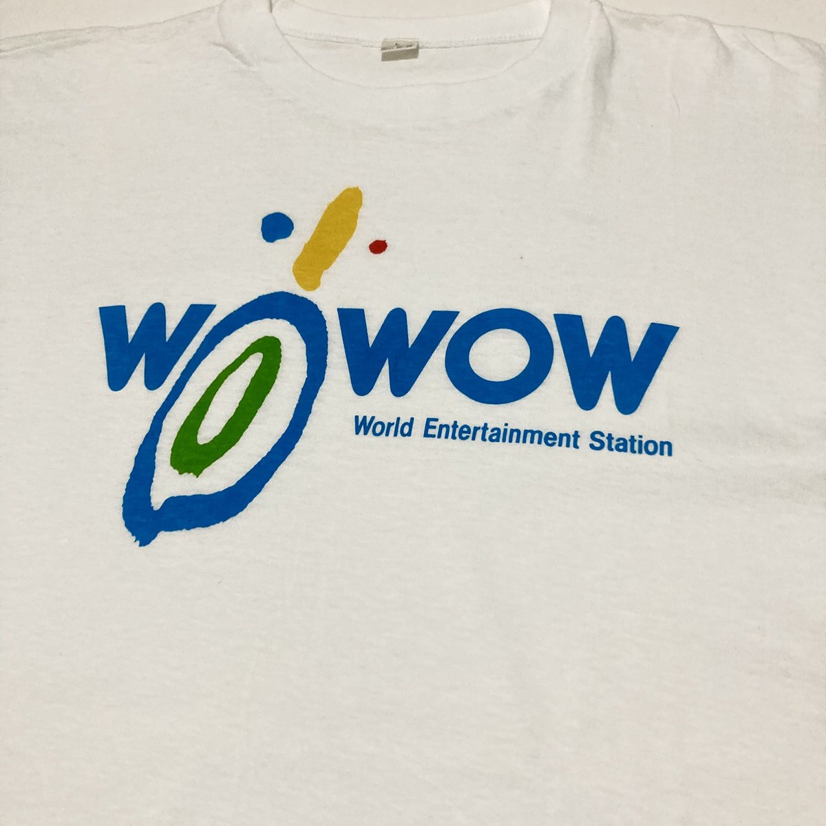 90s WOWOW ロゴTシャツ ワウワウ非売品TシャツwowowヴィンテージT 90s WOWOW ロゴTシャツ ワウワウ非売品Tシャツwowowヴィンテージ